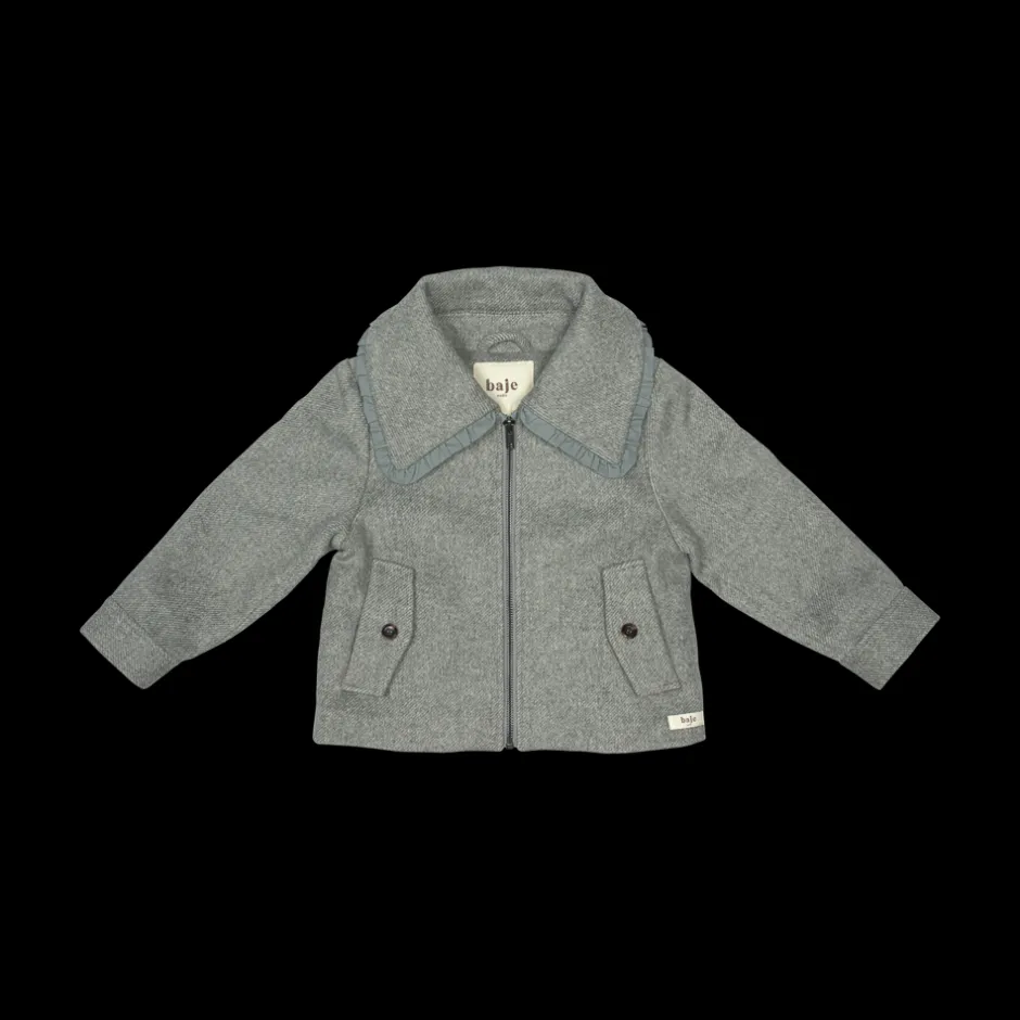 Online Collar jacket Rose | Grey dark melange | Jassen & Jacks