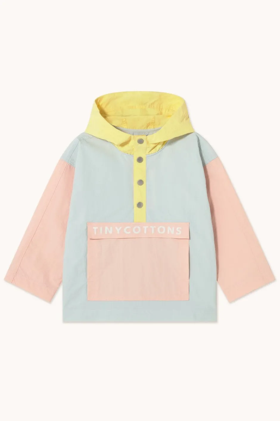 Online Color block jacket | Pastel blue/mellow yellow | Jassen & Jacks