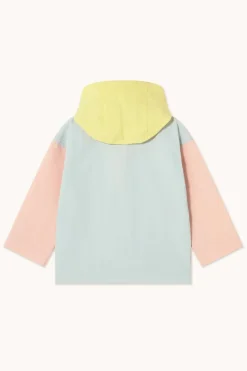 Online Color block jacket | Pastel blue/mellow yellow | Jassen & Jacks