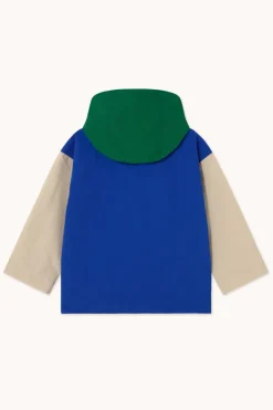 Sale Color block jacket | Ultramarine/dark emerald | Jassen