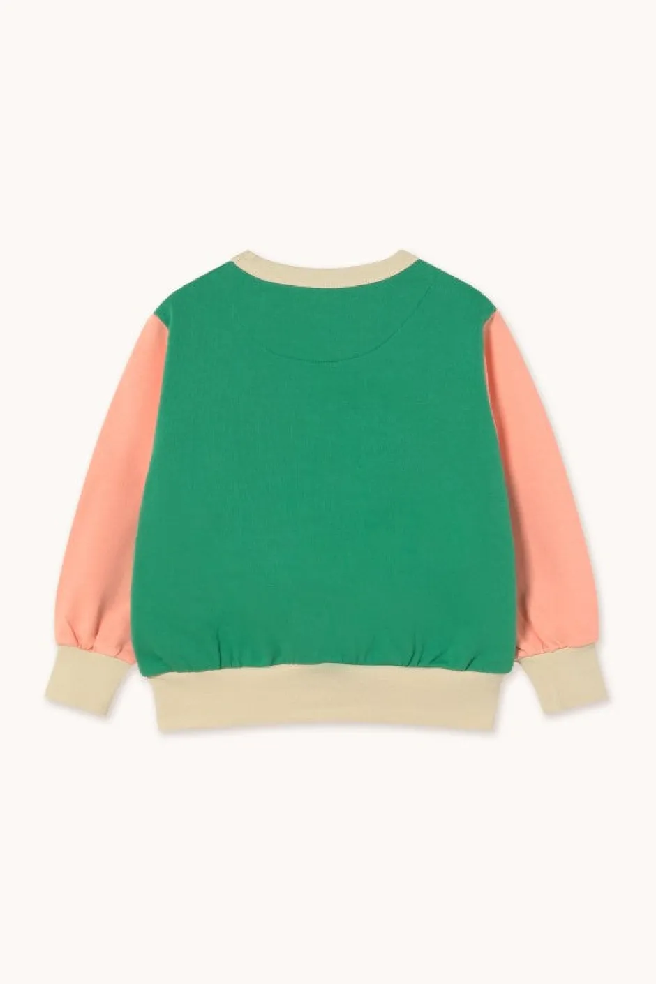 Sale Color block sweatshirt | Emerald | Truien & Vesten|Truien & Vesten