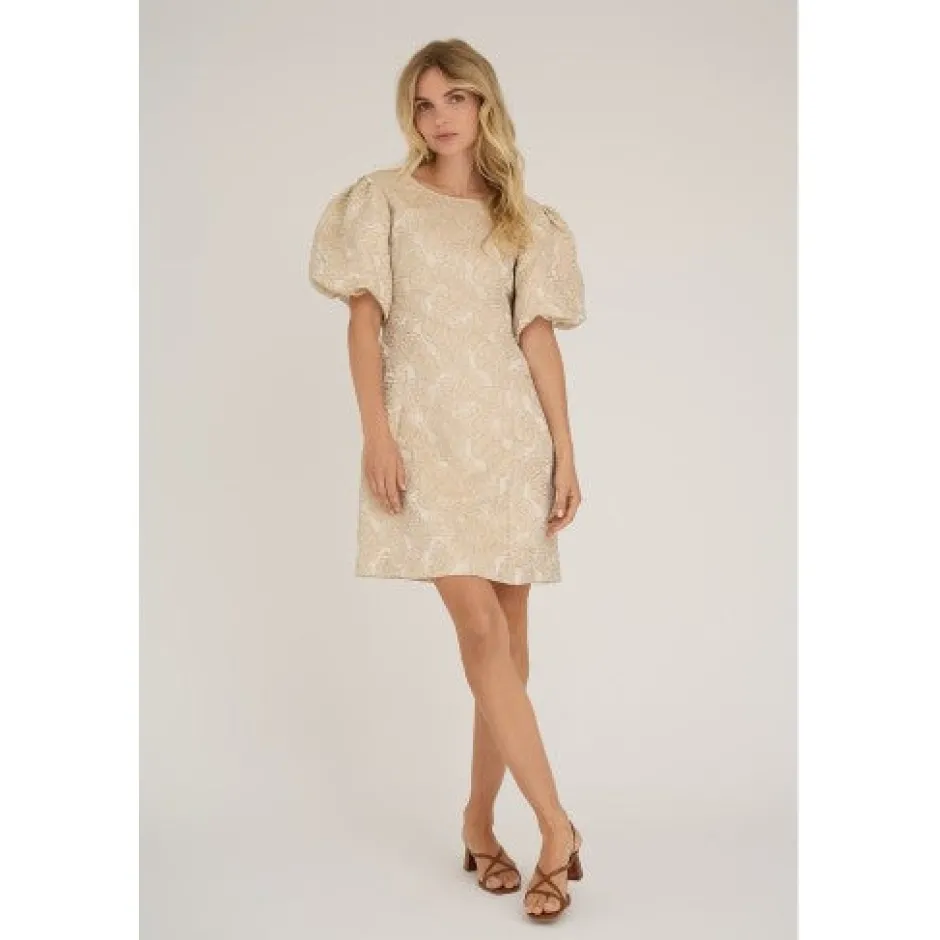 New Dress Aria | Sand | DAMES Jurken