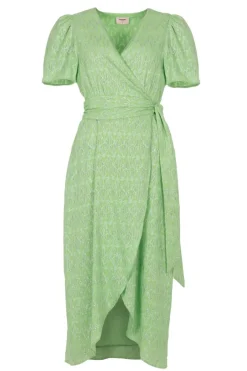 Dress Blossom | Bright green | DAMES Jurken
