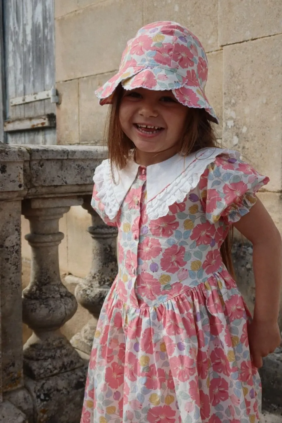 Hot Dress coeur collar gots | Fleur anglaise | DAMES Jurken & Salopettes|Jurken