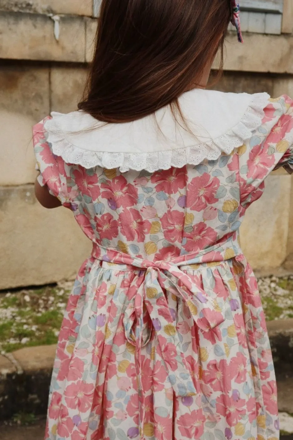 Hot Dress coeur collar gots | Fleur anglaise | DAMES Jurken & Salopettes|Jurken