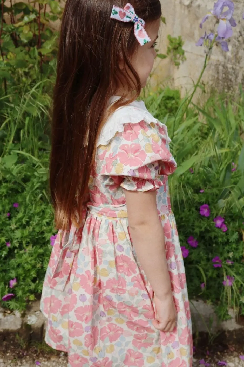 Hot Dress coeur collar gots | Fleur anglaise | DAMES Jurken & Salopettes|Jurken