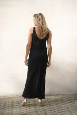 Hot Dress Diana maxi | Black | DAMES Jurken