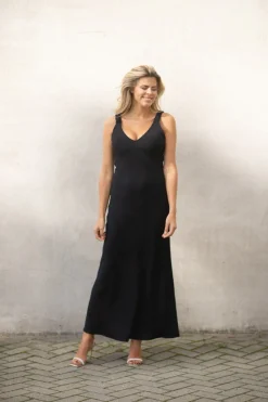 Hot Dress Diana maxi | Black | DAMES Jurken