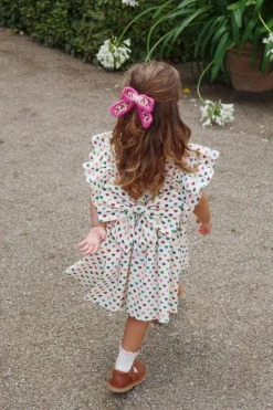 Online Dress Evia bow | Coeur coloré | DAMES Jurken & Salopettes|Jurken