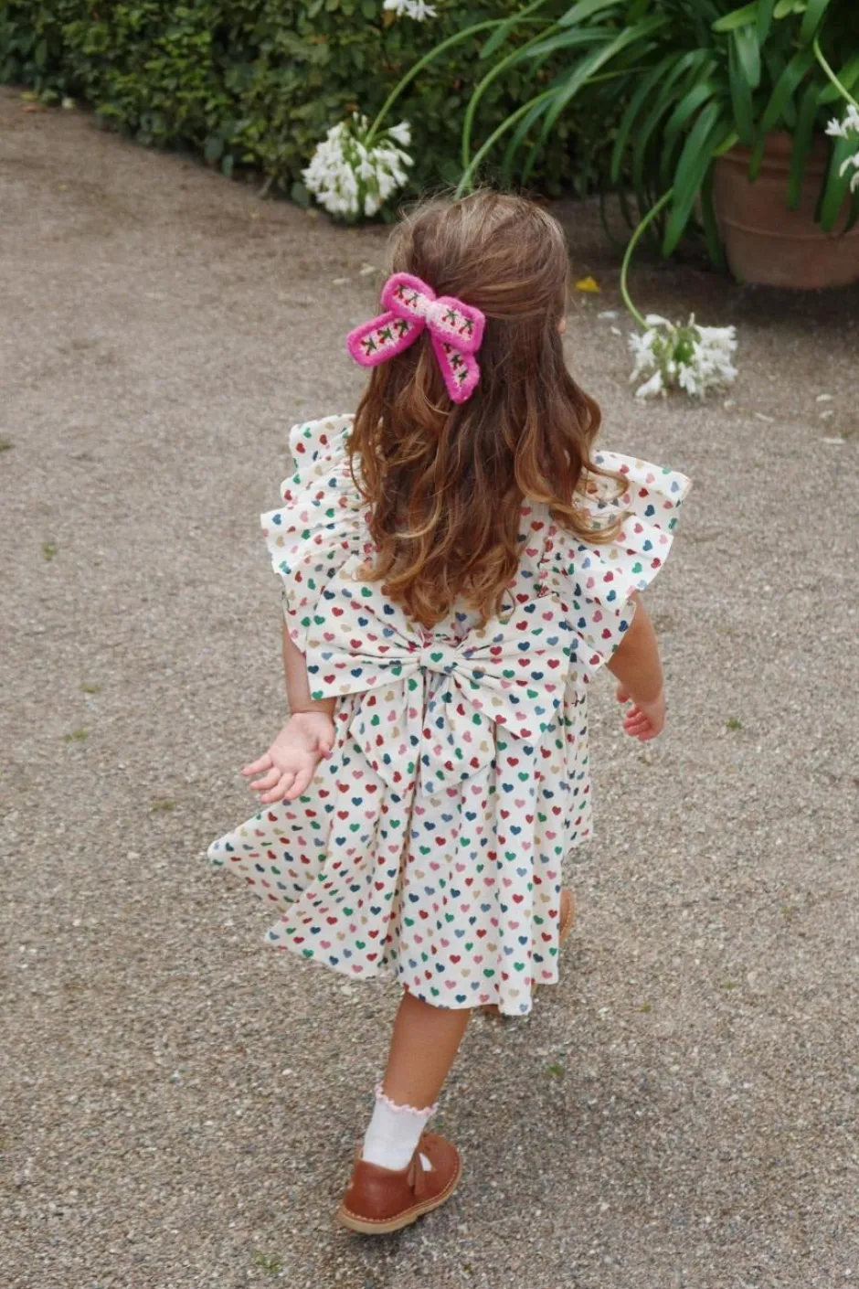 Online Dress Evia bow | Coeur coloré | DAMES Jurken & Salopettes|Jurken