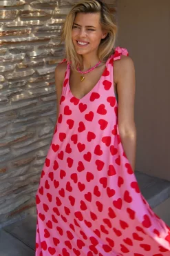 Clearance Dress Flirty Fling | Hearts | Studio DAMES Jurken|Snøpskes