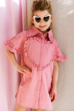 Online Dress Lucia | Pink mulberry | DAMES Jurken & Salopettes|Jurken