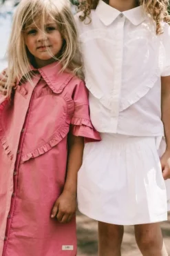 Online Dress Lucia | Pink mulberry | DAMES Jurken & Salopettes|Jurken