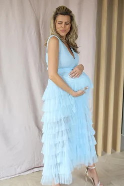 Discount Dress Miranda | Light blue | DAMES Jurken