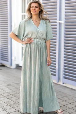 New Dress Plissé | Sparkling mojito | DAMES Jurken|Snøpskes
