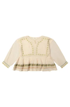 Discount Embroidery blouse Cima | Rose salmon | DAMES Co-ords|Co-ords