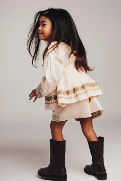 Discount Embroidery blouse Cima | Rose salmon | DAMES Co-ords|Co-ords