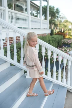 Discount Embroidery blouse Cima | Rose salmon | DAMES Co-ords|Co-ords