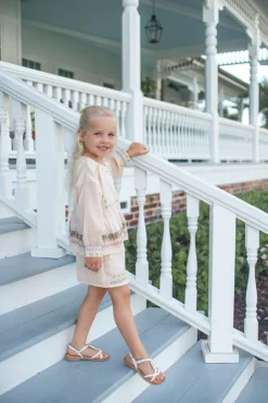 Discount Embroidery blouse Cima | Rose salmon | DAMES Co-ords|Co-ords