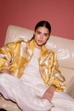 Sale Fanny bomber | Yellow | DAMES Jacks & Jassen