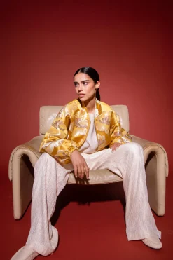 Sale Fanny bomber | Yellow | DAMES Jacks & Jassen