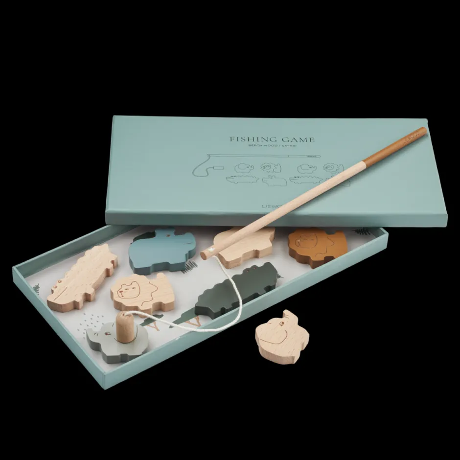 New Fishing game Sebastian | Safari/golden caramel multi mix | Educatief Speelgoed