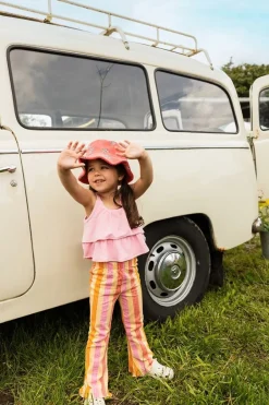 Flare legging stripes | Nectarine | Sproet & Sprout DAMES Broeken & Leggings|Broeken