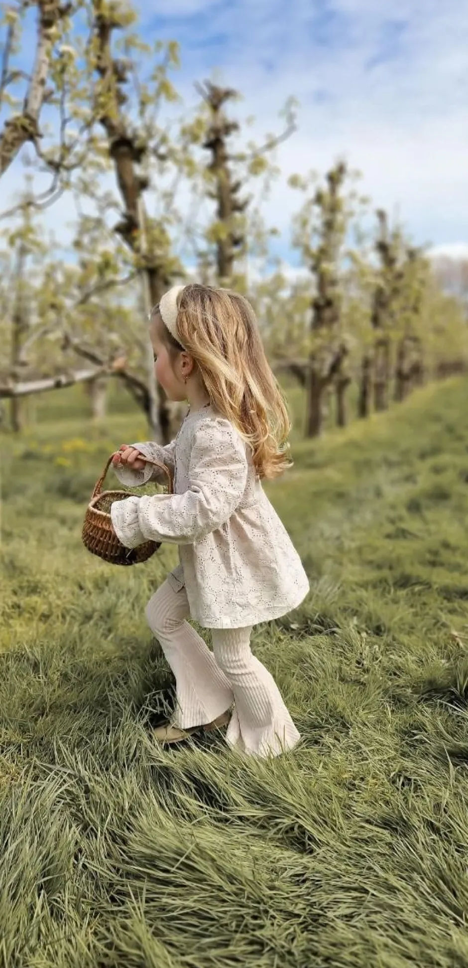 New Flared broek | Rib crème | DAMES Broeken & Leggings|Broeken