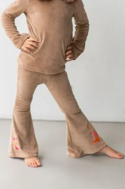 Sale Flared broek Liv | Cinnamon swirl | DAMES Broeken & Leggings|Broeken