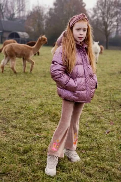 Sale Flared broek Liv | Cinnamon swirl | DAMES Broeken & Leggings|Broeken