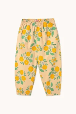 Discount Flowers pants | Dark vanilla | DAMES Broeken & Leggings|Broeken