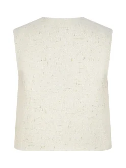 Best Gilet Amanda | Ecru | DAMES Co-ords|Blazers & Gilets