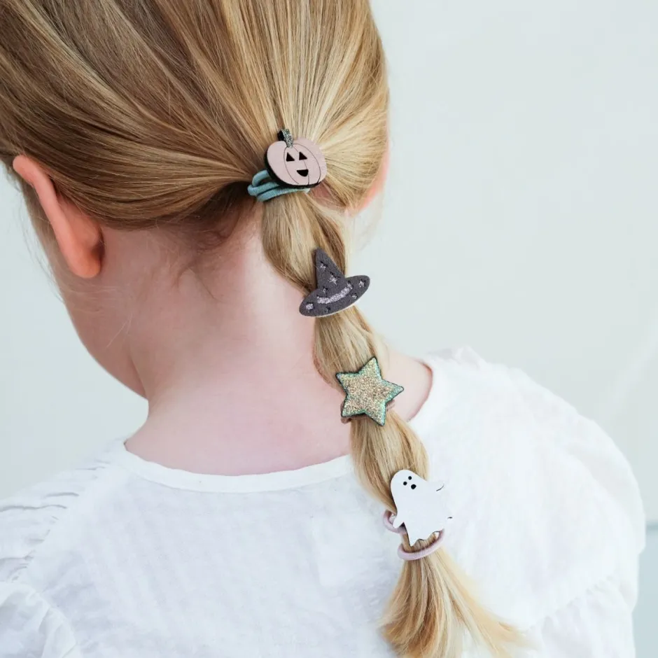 Haarelastiekjes halloween | 8 stuks | Mimi & Lula Haaraccessoires