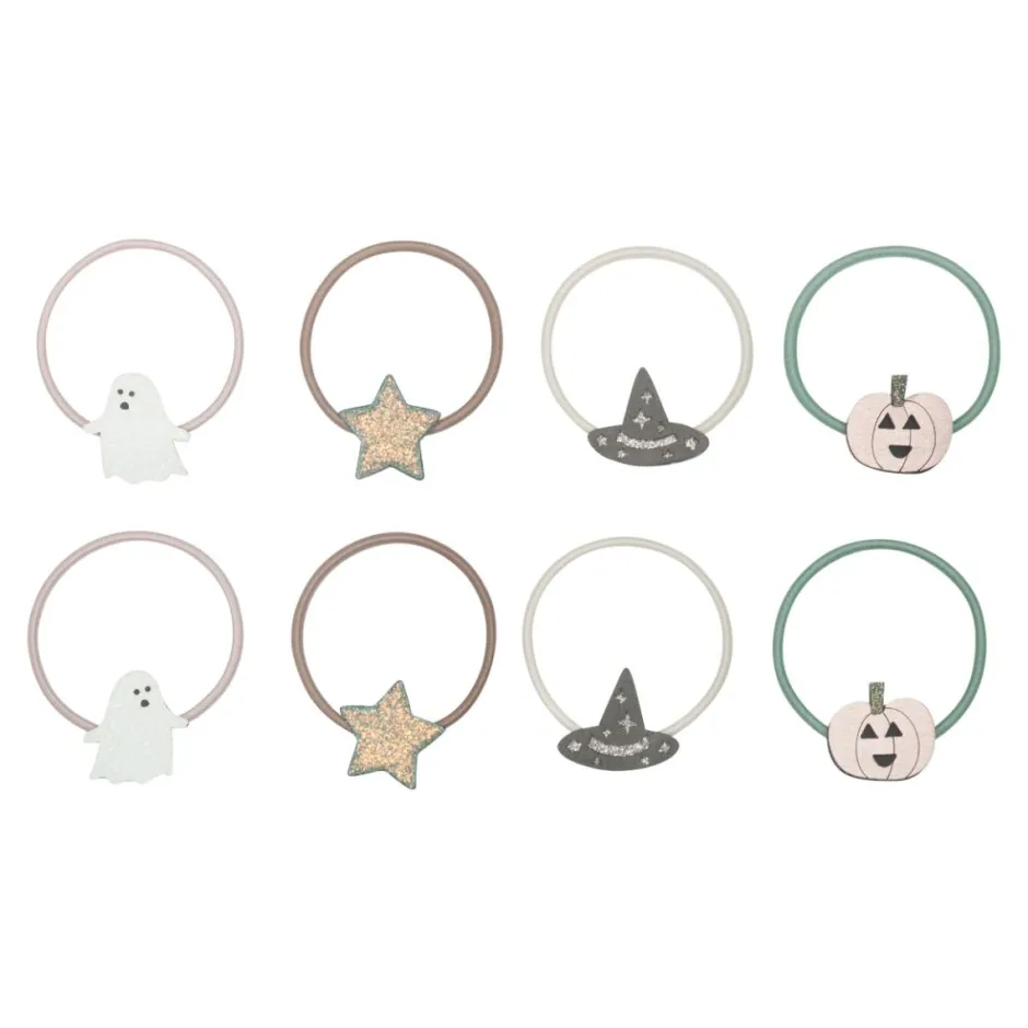 Haarelastiekjes halloween | 8 stuks | Mimi & Lula Haaraccessoires