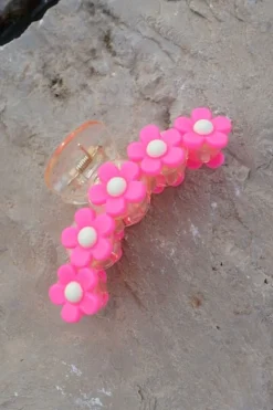 Online Haarklem flowers | Roze DAMES Haaraccessoires|Haaraccessoires