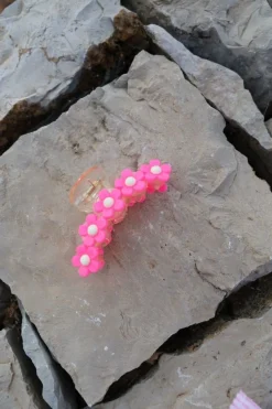 Online Haarklem flowers | Roze DAMES Haaraccessoires|Haaraccessoires