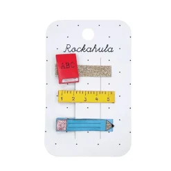 Haarklemmen I love school | 3 stuks | Haaraccessoires