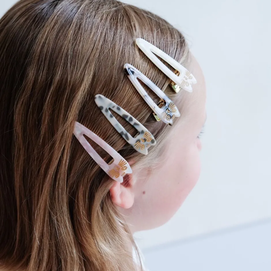 Sale Haarknipjes cat | Puppy love | 4 stuks | Mimi & Lula Haaraccessoires