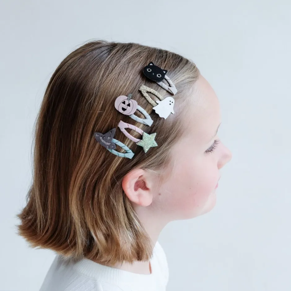 Clearance Haarknipjes halloween mini | 5 stuks | Mimi & Lula Haaraccessoires