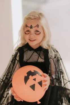 Online Halloween face jewels | Red/black | Haaraccessoires