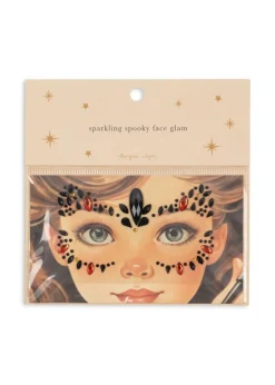 Online Halloween face jewels | Red/black | Haaraccessoires