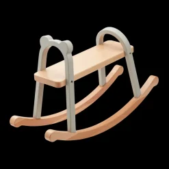 Hot Hobbelpaard Lina | Dove blue | Houten Speelgoed