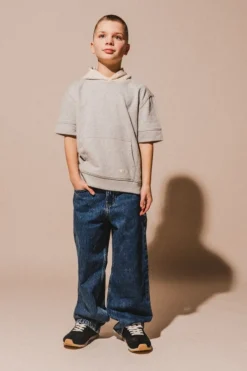 Outlet Hoodie Paz | Grey melee light | Truien & Vesten|Truien & Vesten