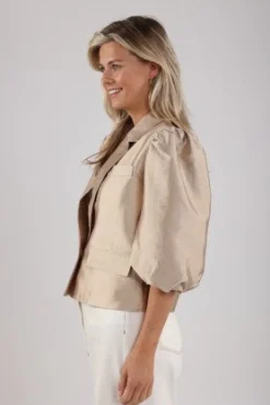 New Jacket Naomi | Gold | DAMES Jacks & Jassen|Blazers & Gilets
