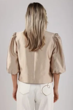 New Jacket Naomi | Gold | DAMES Jacks & Jassen|Blazers & Gilets