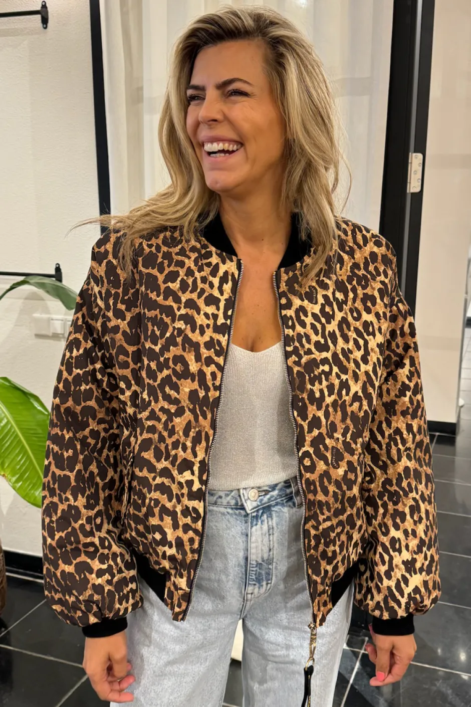 Discount Jacket Nora | Lexie leopard | Harper & Yve DAMES Jacks & Jassen