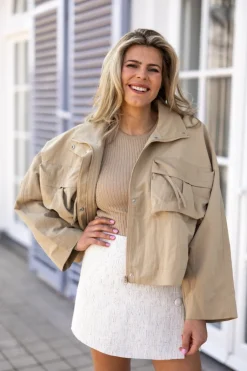 Outlet Jacket Shane | Sand | La Rouge DAMES Jacks & Jassen