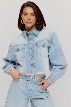 Discount Jacket Willow | Light blue | Harper & Yve DAMES Co-ords|Jacks & Jassen