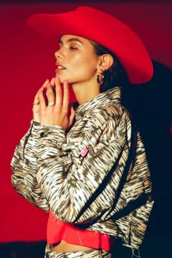 Jacket Willow | Trashy tiger yellow | Harper & Yve DAMES Jacks & Jassen