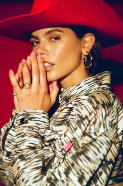 Jacket Willow | Trashy tiger yellow | Harper & Yve DAMES Jacks & Jassen